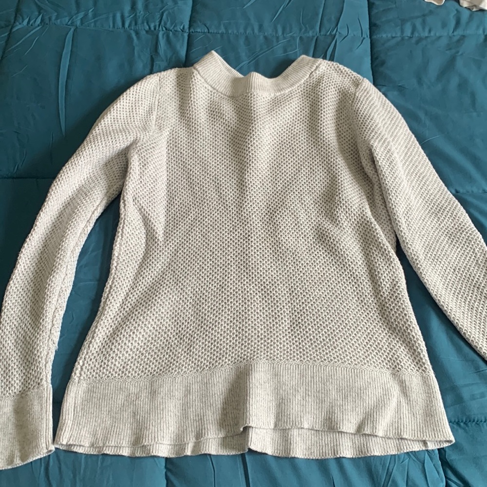 LOFT gray sweater, size medium